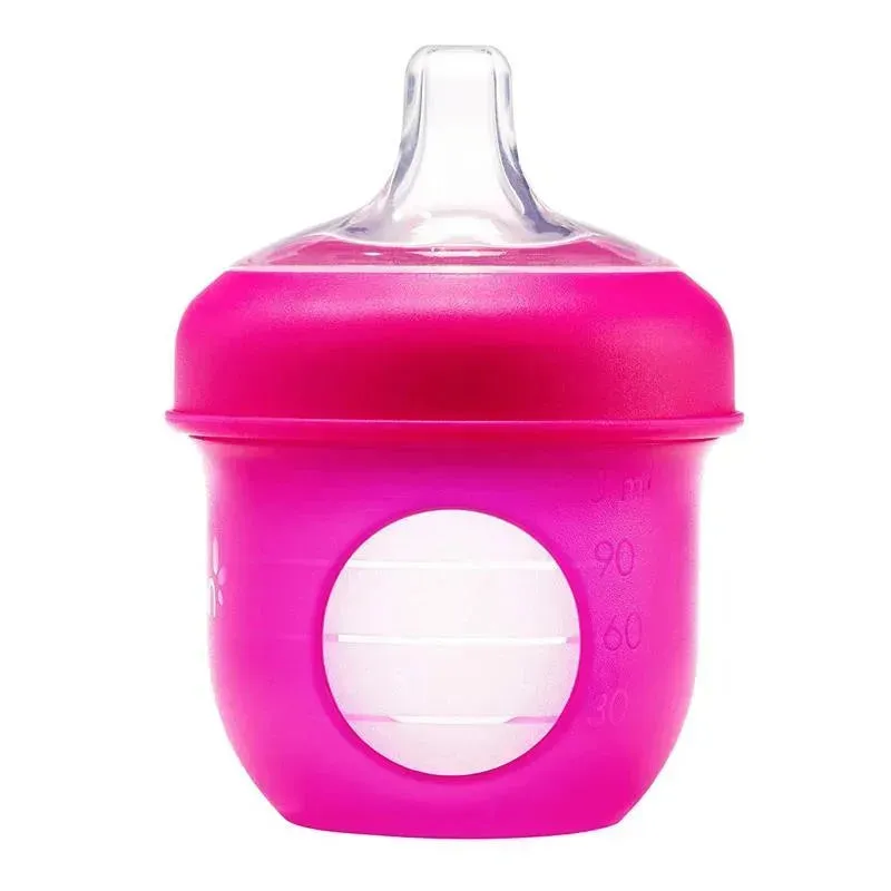 Boon 3-Piece Nursh Transitional Sippy Lid, Clear - Image 8