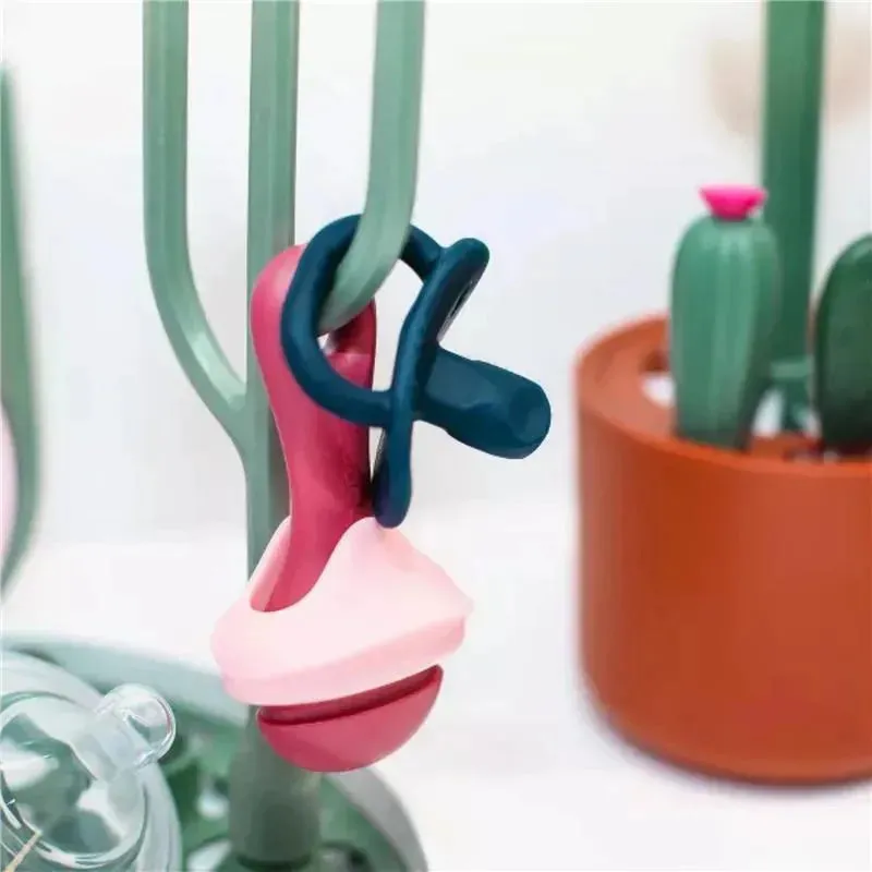Boon - Desert Baby Bottle Drying Rack, Green - Image 4
