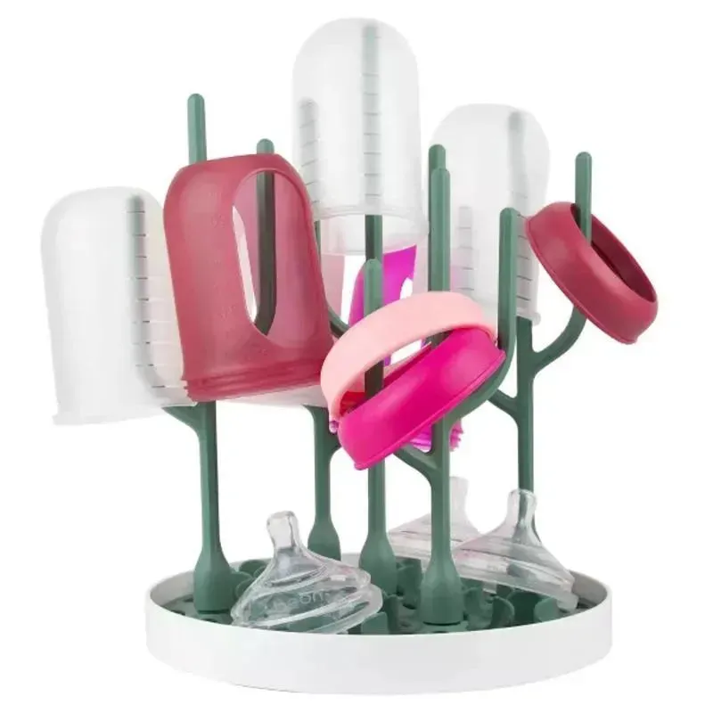 Boon - Desert Baby Bottle Drying Rack, Green - Image 6