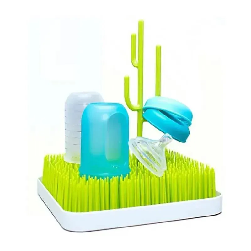 Boon Grass Countertop Drying Rack for Baby Bottles and Pacifiers, Green - Image 4