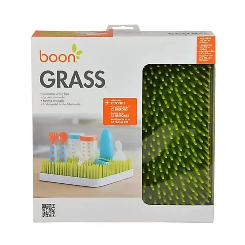 Boon Grass Countertop Drying Rack for Baby Bottles and Pacifiers, Green - Image 6