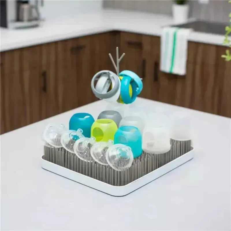 Boon - Lawn Baby Bottle Drying Rack, Grey - Image 3