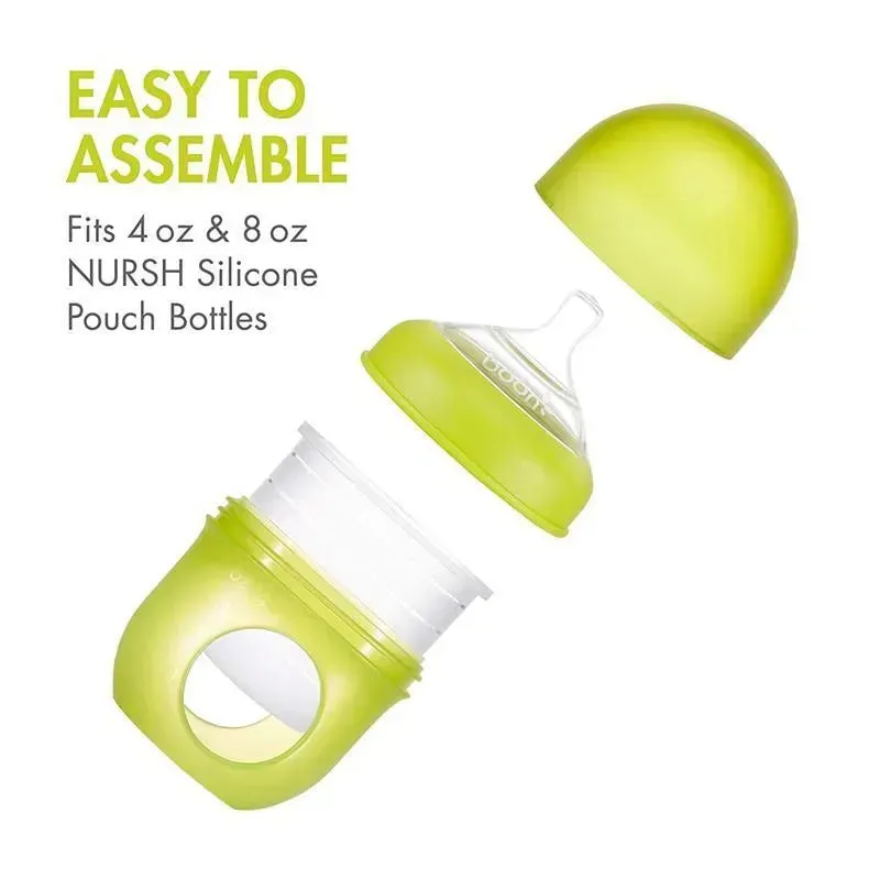 Boon NURSH 3-Pack Standard-Neck Medium-Flow Nipples, Clear - Image 4