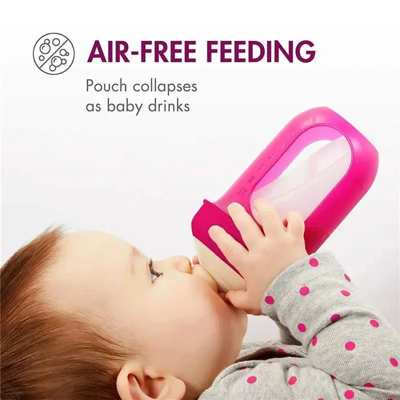 Boon - Nursh 4Oz Bottle 3Pk, Pink Multi - Image 3