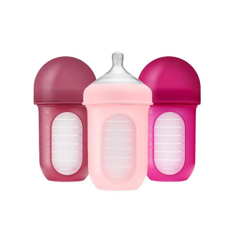 Boon - Nursh 8Oz Bottle 3Pk, Pink Multi