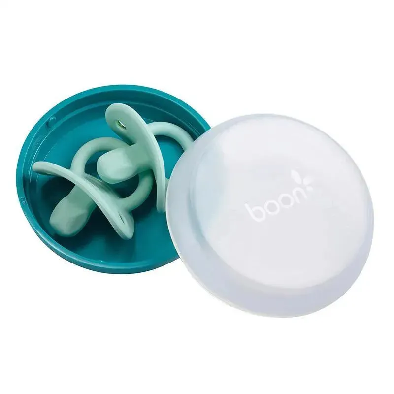 Boon Nursh Pouch & Nipple Container 3-Pack, Blue - Image 4
