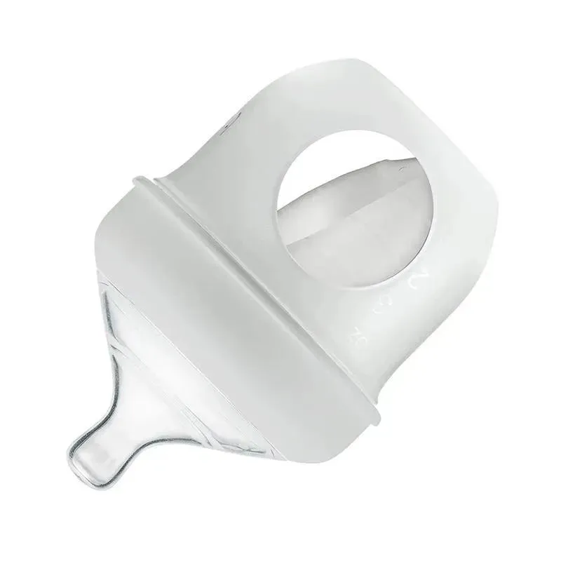 Boon Nursh Silicone Bottle 4Oz Light Gray - Image 4
