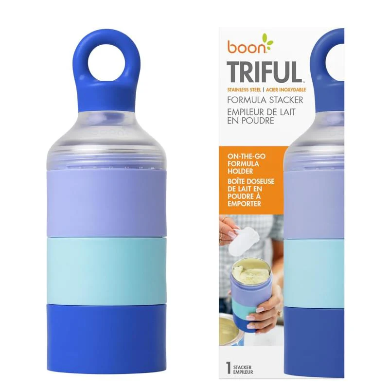 Boon Triful Baby Formula Dispenser On The Go, Blue