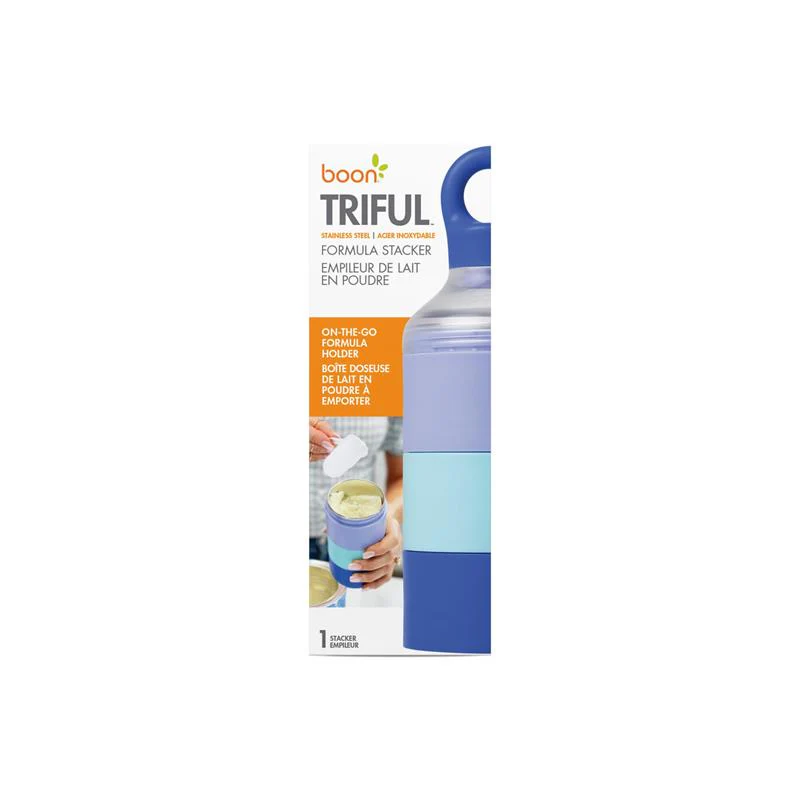 Boon Triful Baby Formula Dispenser On The Go, Blue - Image 7