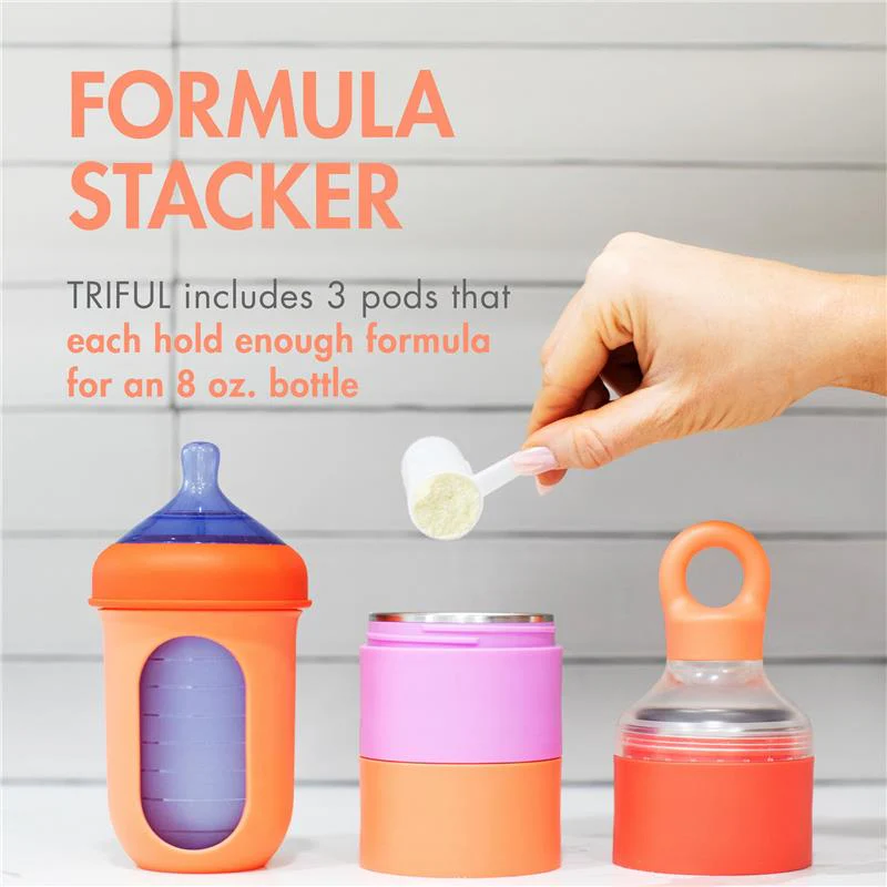Boon Triful Baby Formula Dispenser On The Go, Pink - Image 3