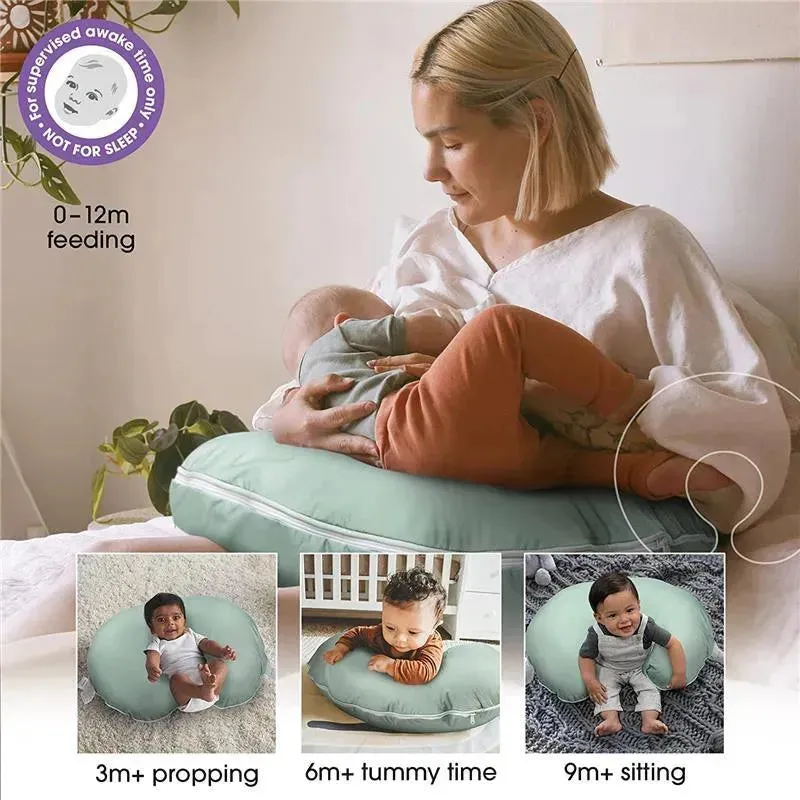 Boppy - Nursing Pillow Organic Original Support, Soft Pine - Image 2