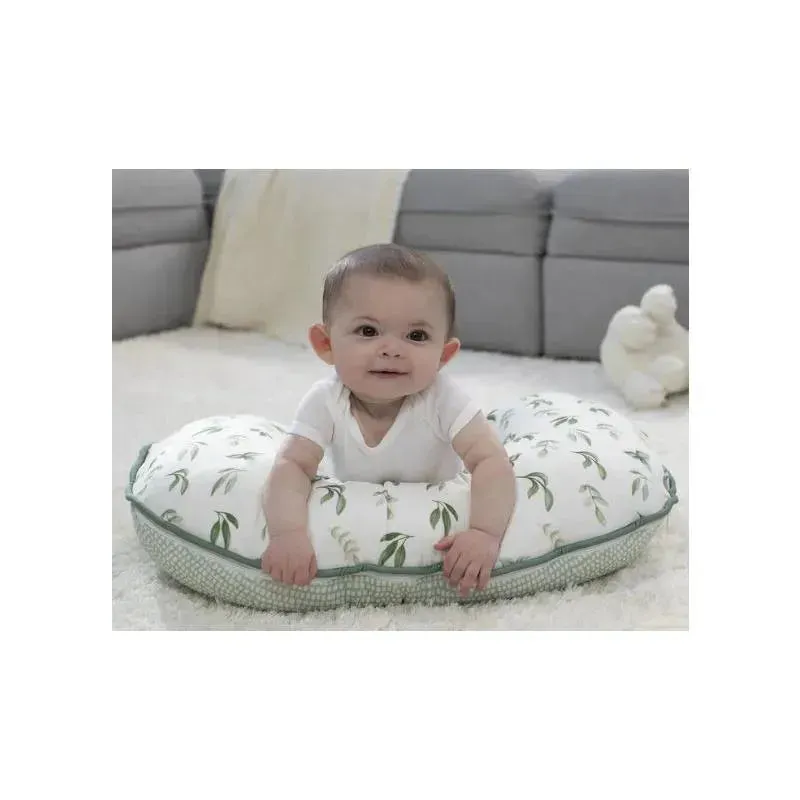 Boppy - Pillow Slipcover Organic Cotton, Green Little Leaves - Image 5