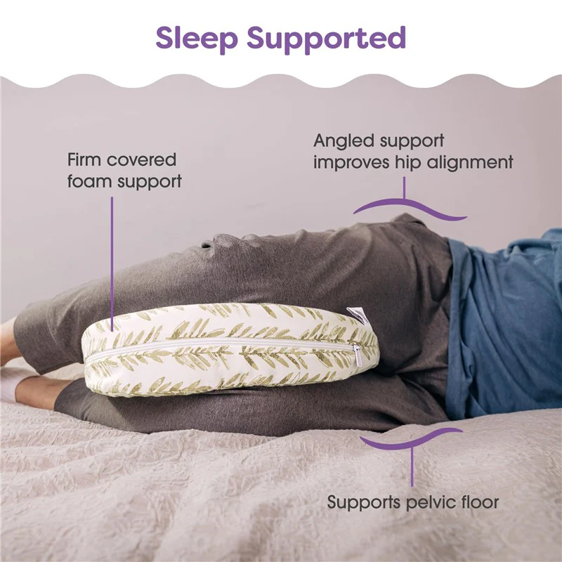 Boppy Pregnancy Pillow Wedge with Cover, Taupe, Belly Support Maternity Wedge, Firm Wedge Pillow from Line of Pregnancy Pillows for Sleeping - Image 3