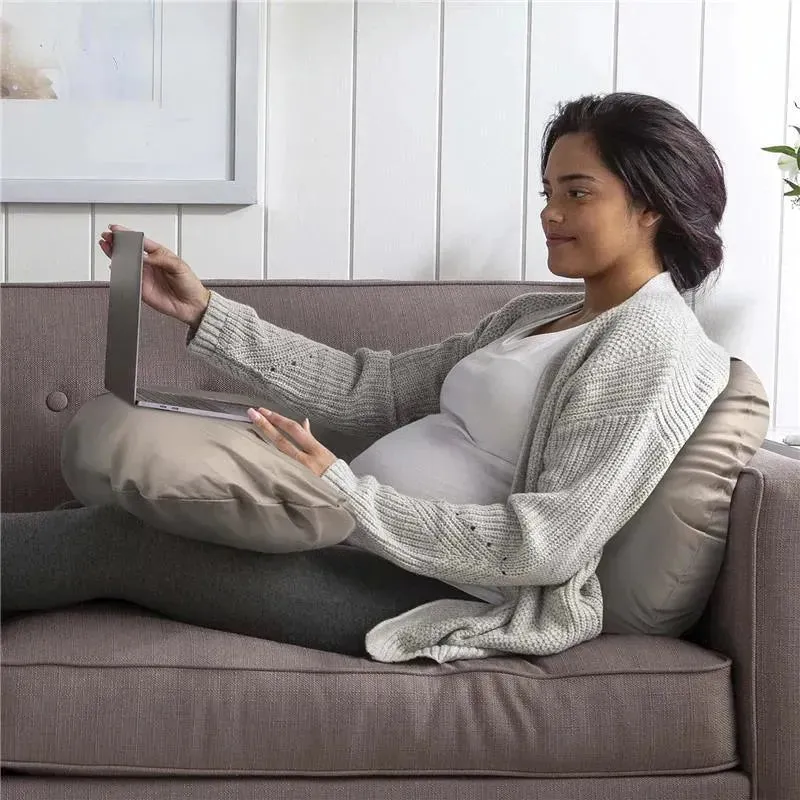 Boppy - Total Body Pregnancy Pillow with Organic Cotton, Biscuit - Image 5