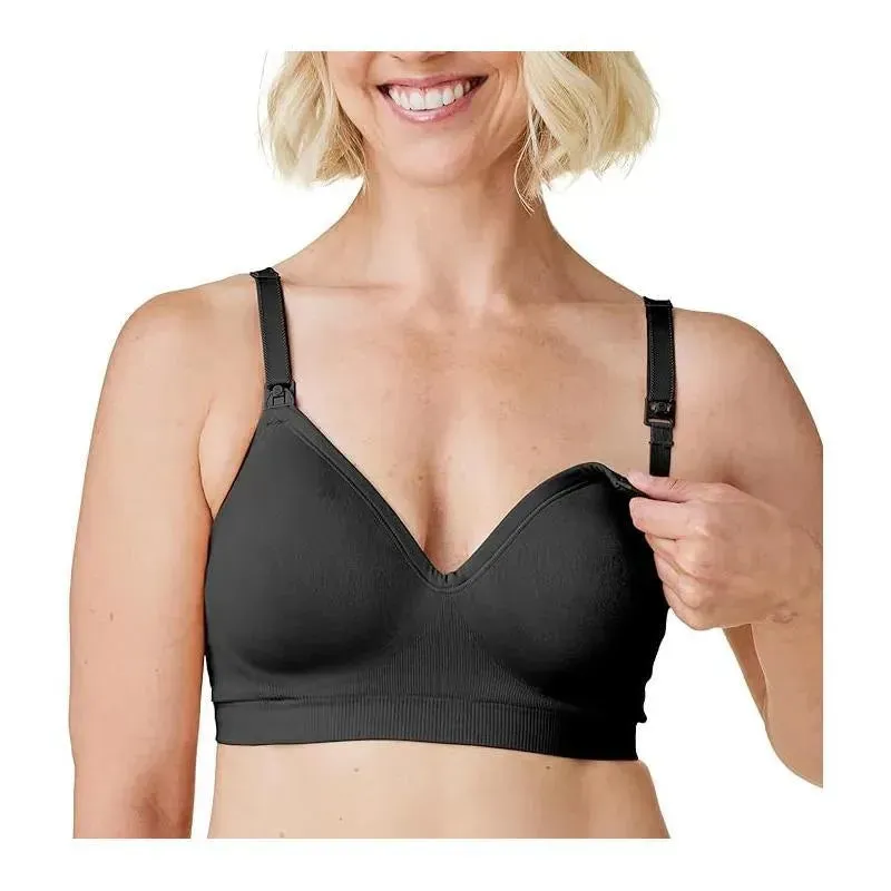 Bravado - Plunge Nursing Bra - Black, Large - Image 8