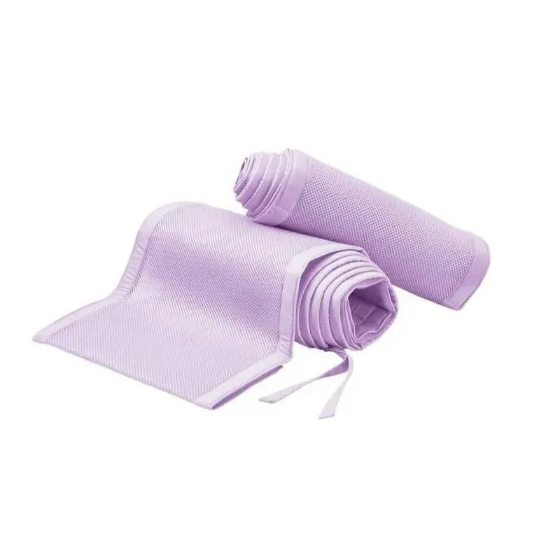 BreathableBaby - Classic Breathable Mesh Crib Liner, Lavender - Image 3