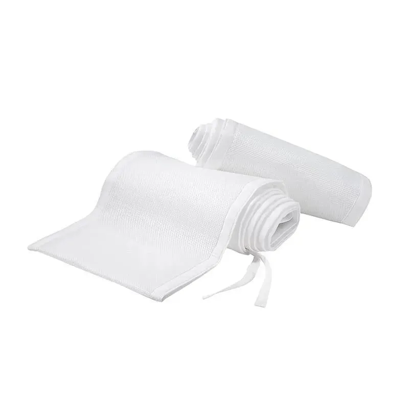 BreathableBaby - Classic Breathable Mesh Crib Liner, White - Image 4