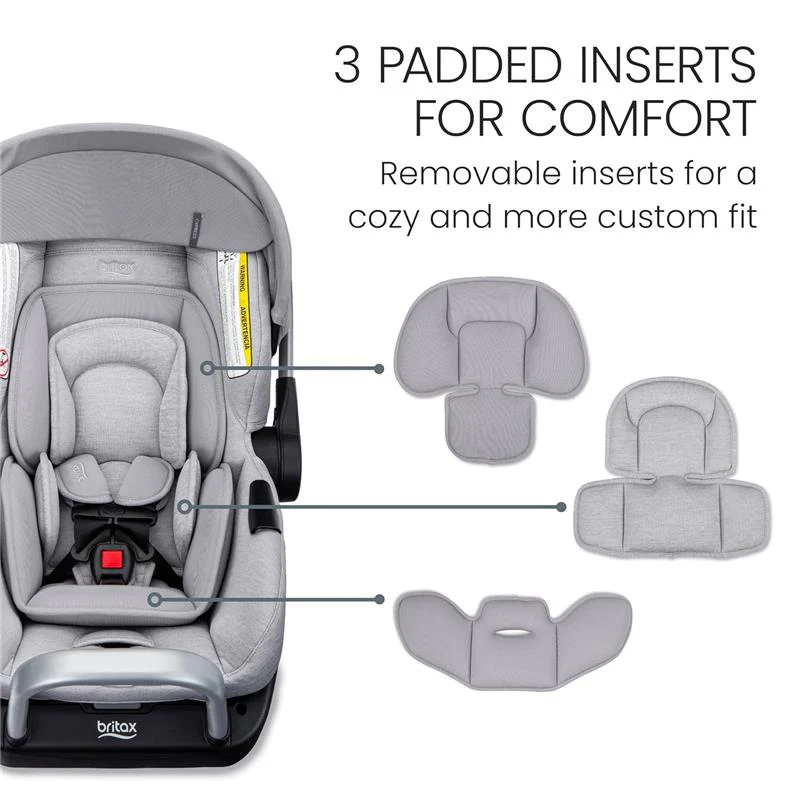 Britax - Cypress Infant Car Seat, Ponte Glacier - Image 7