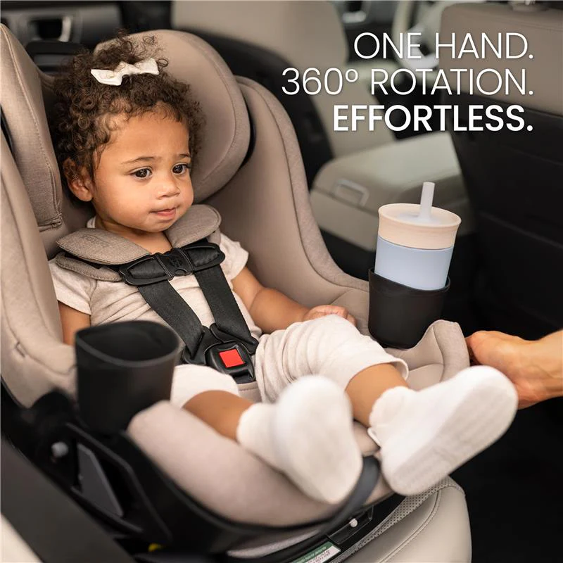 Britax Galaxy360 Slim Rotating Convertible Car Seat With SwivelSmooth Steel Ring, Teak - Image 3