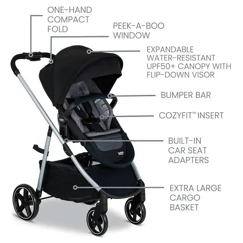 Britax - Grove Modular Stroller, Lightweight Stroller - Image 3