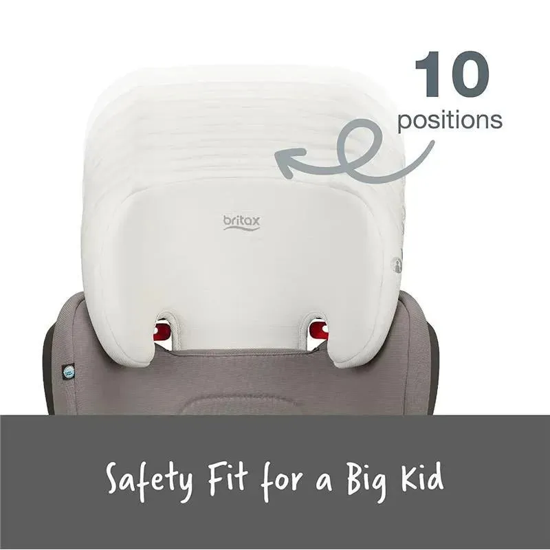 Britax - Highpoint 2-Stage Belt Positioning Booster Car Seat, Gray Ombre - Image 6