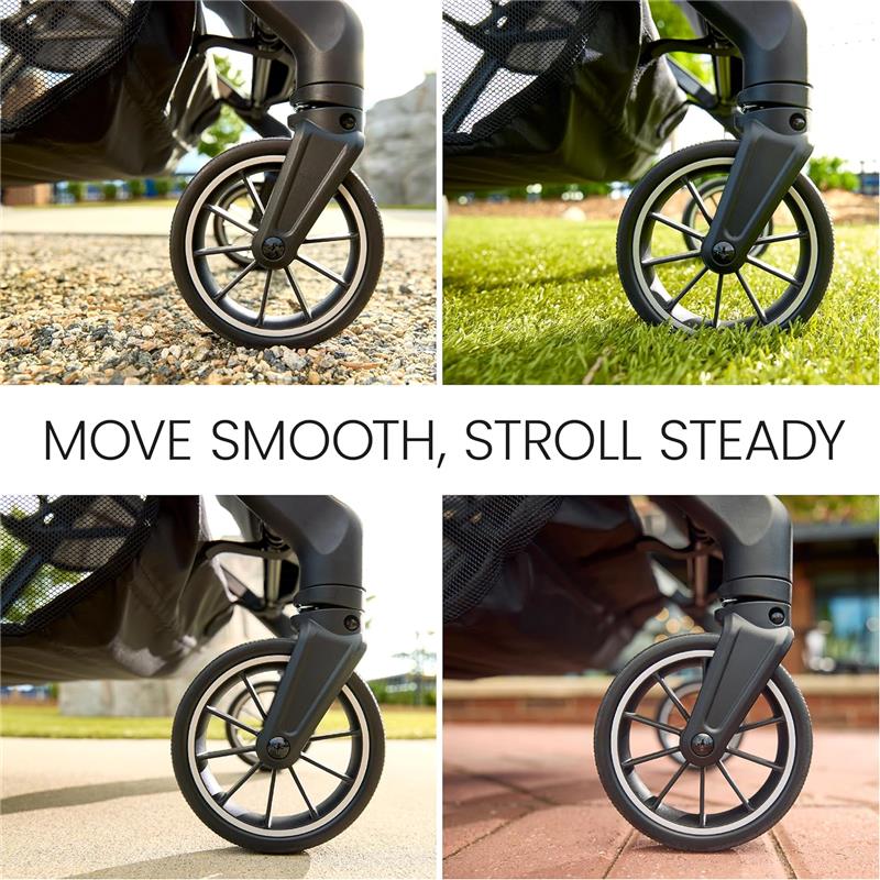 Britax - Juniper Compact On-The-Go Stroller, Raven Black - Image 3