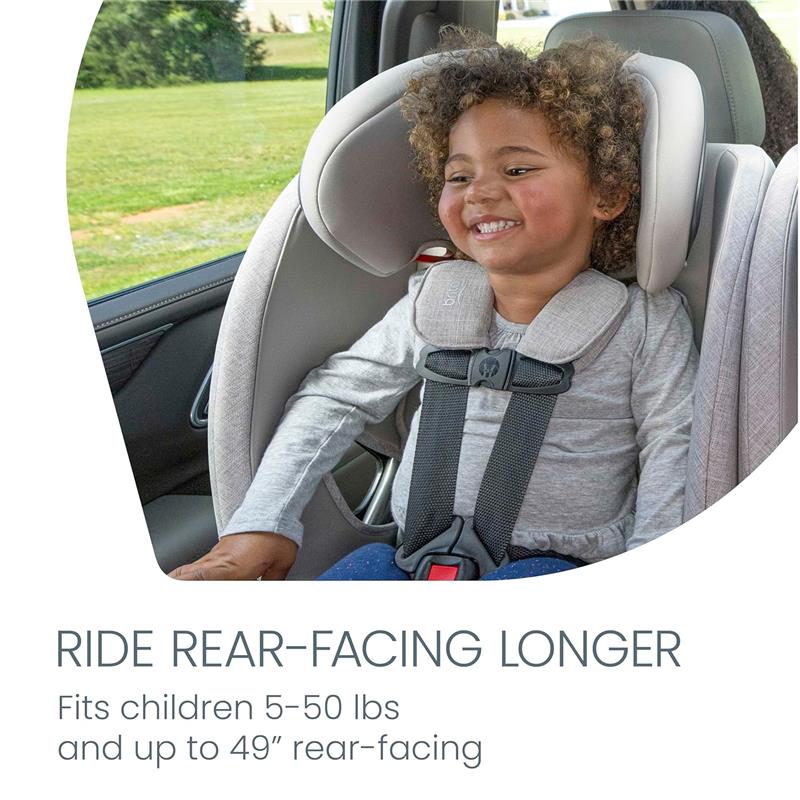 Britax - One4life® Slim All-In-One Car Seat, Mineral Gray - Image 7