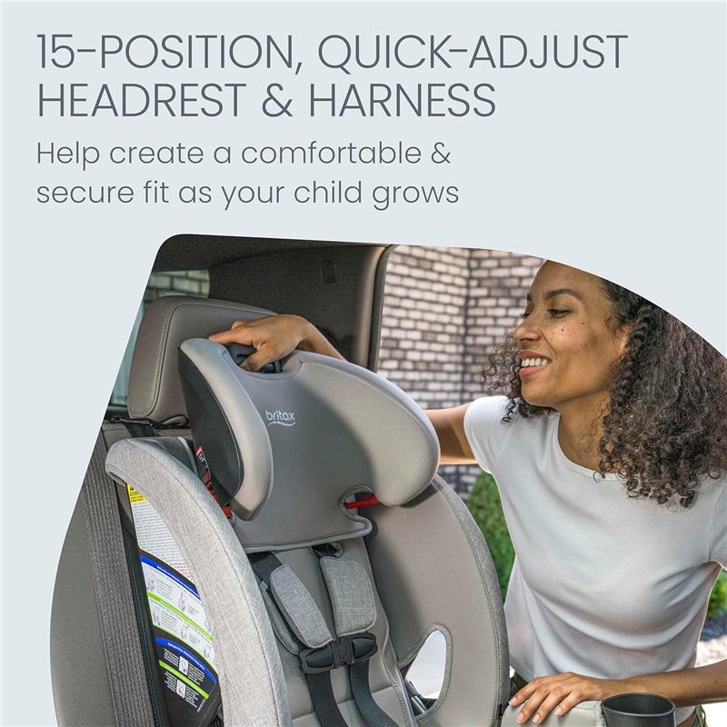 Britax - One4Life Slim All in One Car Seat, Raven Black - Image 4
