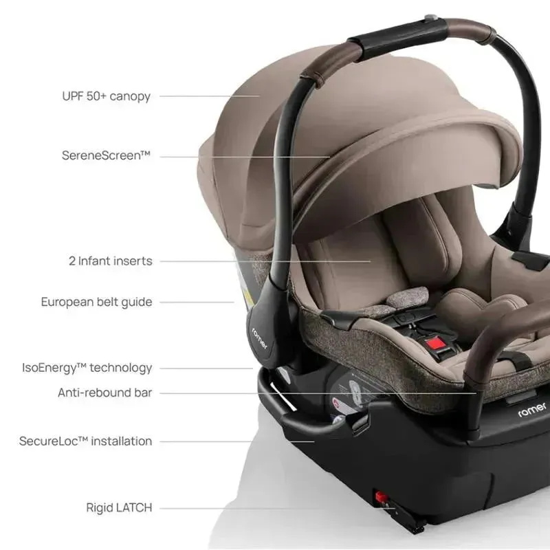 Romer - Juni Infant Car Seat, Truffle - Image 5