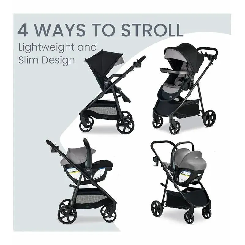 Britax - Willow Brook S+ Travel System with Alpine Anti-Rebound Base, Graphite Onyx - Image 7