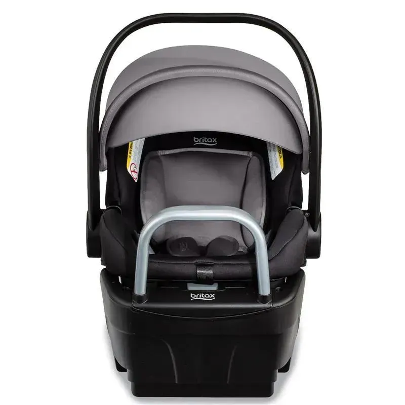 Britax - Willow S Infant Car Seat with Alpine Anti-Rebound Base, Graphite Onyx - Image 8