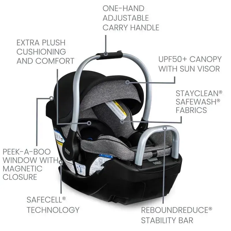 Britax - Willow SC Infant Car Seat, Rear Facing Car Seat - Image 3