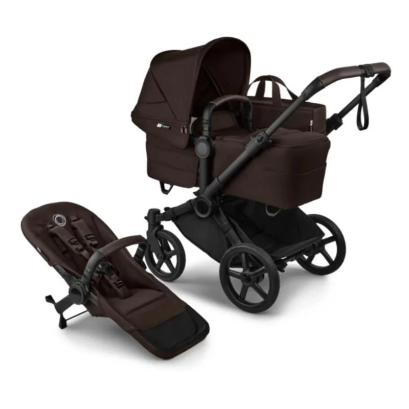 Bugaboo Donkey 6 Complete Stroller, Black/Cocoa Brown