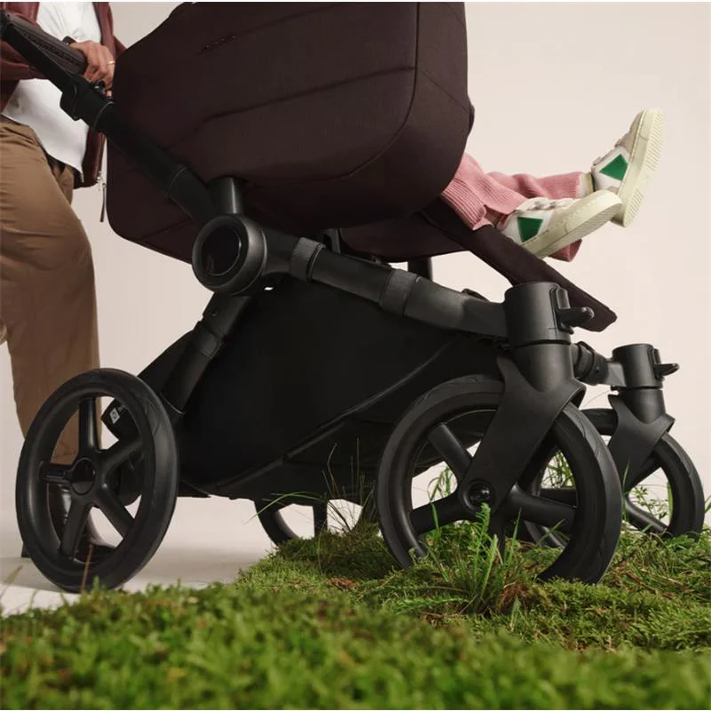 Bugaboo Donkey 6 Complete Stroller, Black/Cocoa Brown - Image 5