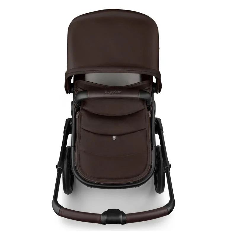 Bugaboo Fox 5 Renew Complete Bassinet & Seat, Black/Cocoa Brown - Image 8