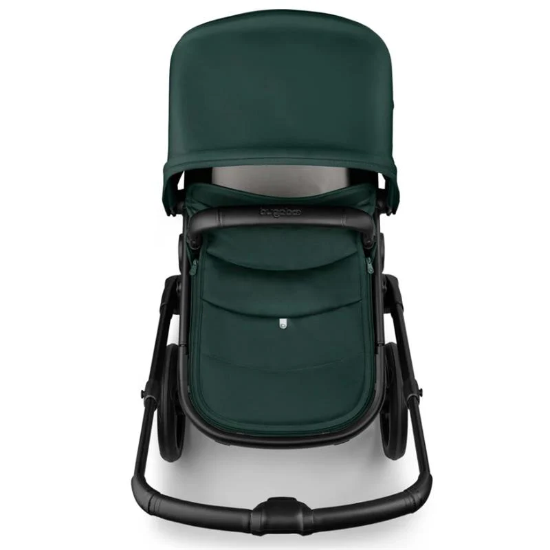 Bugaboo Fox 5 Renew Complete Bassinet & Seat, Black/Fern Green - Image 9