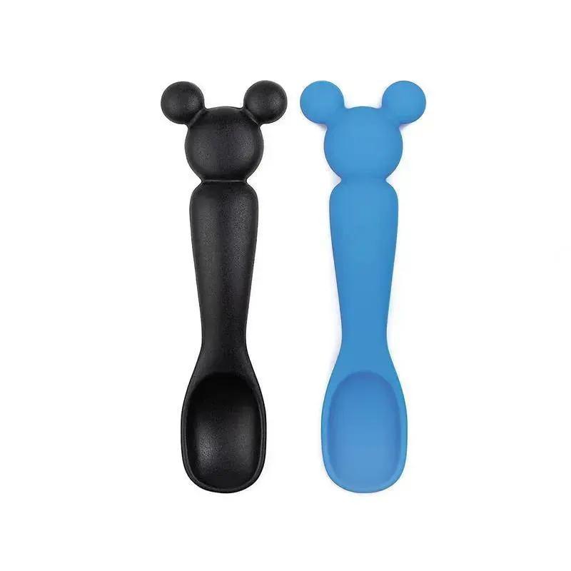 Bumkins - 2Pk Baby Disney Mickey Mouse Spoons Set