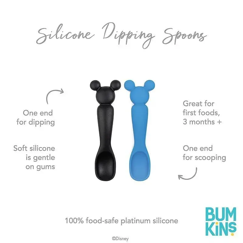 Bumkins - 2Pk Baby Disney Mickey Mouse Spoons Set - Image 5