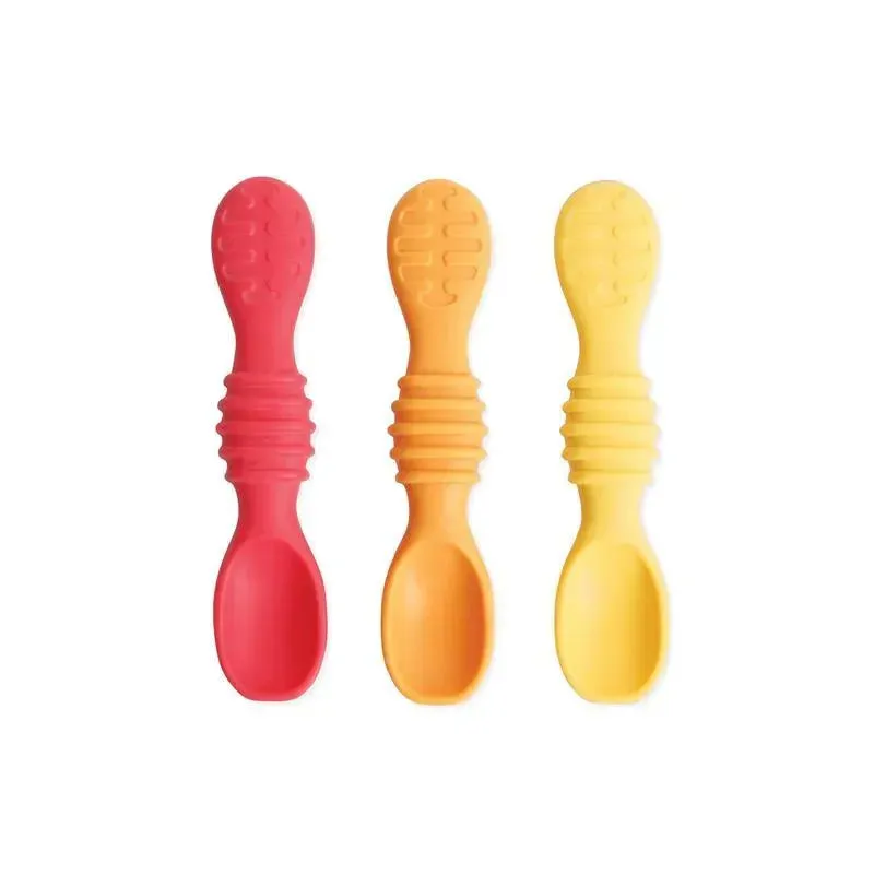 Bumkins - Baby Silicone Dipping Spoons - Tutti Frutti