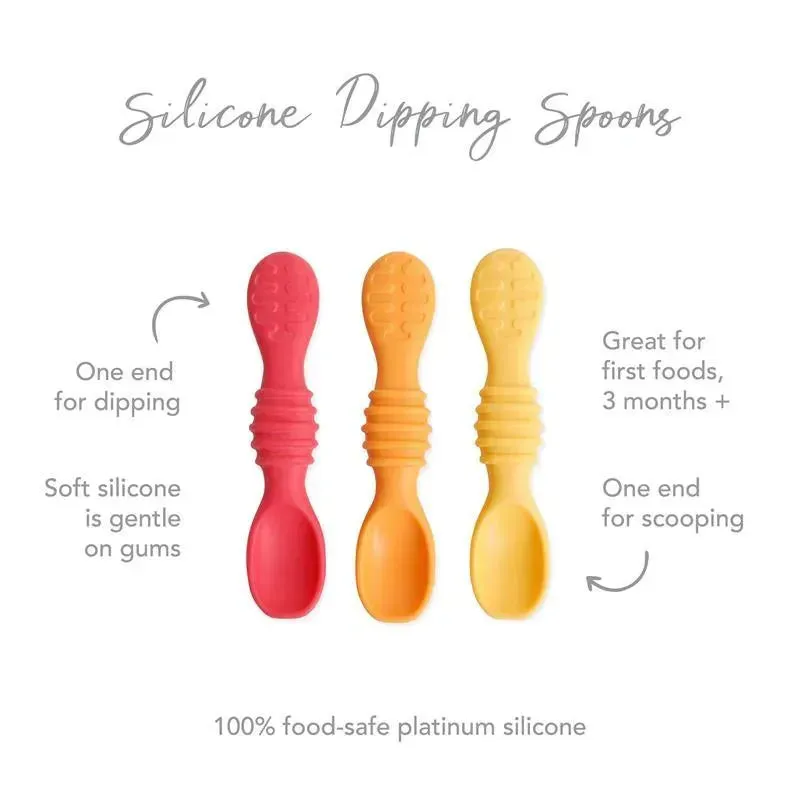 Bumkins - Baby Silicone Dipping Spoons - Tutti Frutti - Image 3