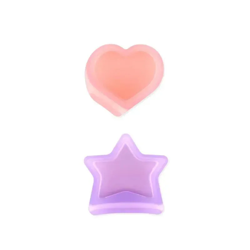 Bumkins - Baby Silicone Little Dippers, Attaches to Bowls, Dishes and Plates, 2 Pack, Magenta Jelly