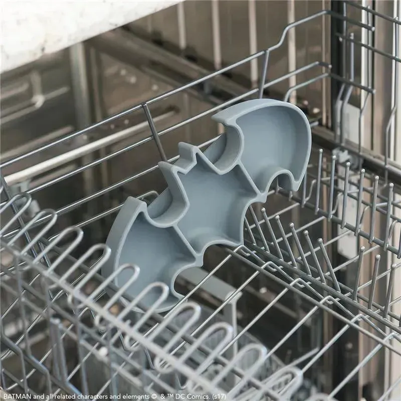 Bumkins - Dc Comics Silicone Grip Dish, Batman - Image 5