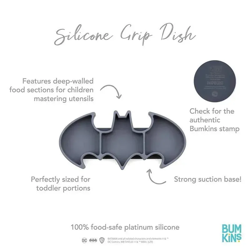 Bumkins - Dc Comics Silicone Grip Dish, Batman - Image 8