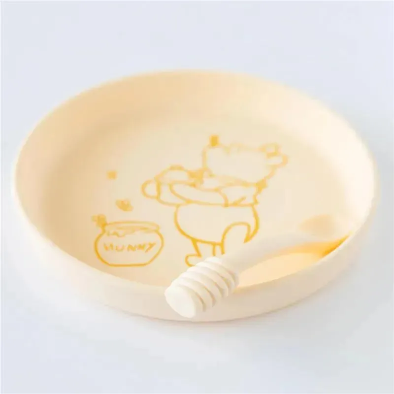 Bumkins - Disney Baby and Toddler Silicone Plate and Spoon Set, 6 Months Up, Winnie The Pooh - Image 3
