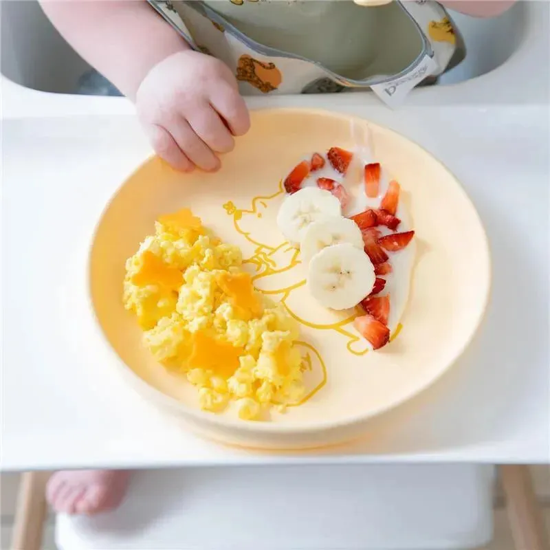 Bumkins - Disney Baby and Toddler Silicone Plate and Spoon Set, 6 Months Up, Winnie The Pooh - Image 6