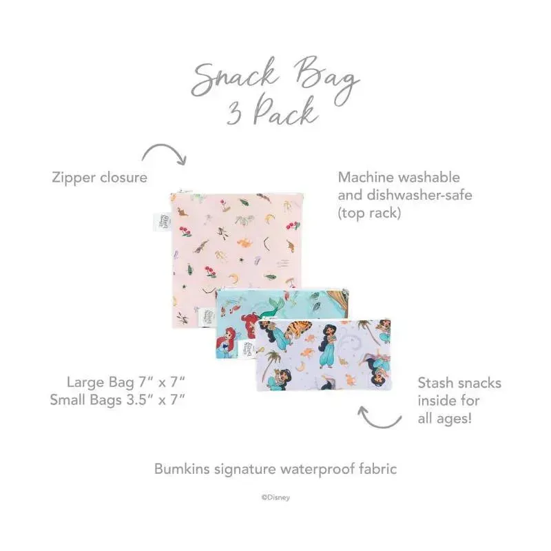 Bumkins - Disney Princess 3Pk Snack Bag - Image 2