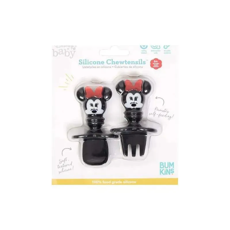 Bumkins Disney Silicone Chewstensils - Minnie Mouse - Image 4