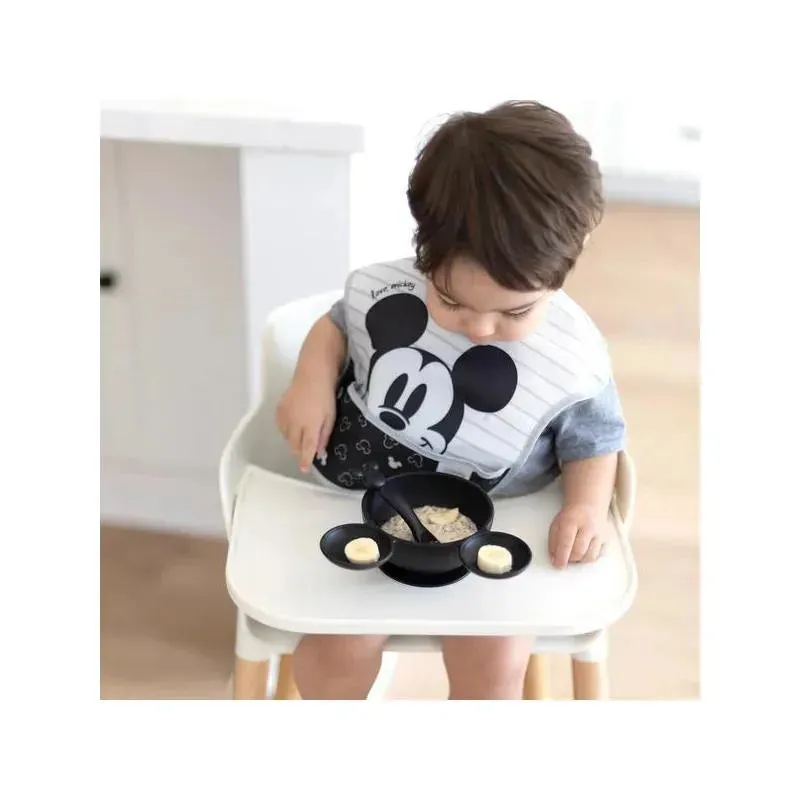 Bumkins- Disney Silicone First Feeding Set - Black - Image 11