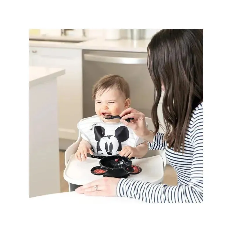 Bumkins- Disney Silicone First Feeding Set - Black - Image 8