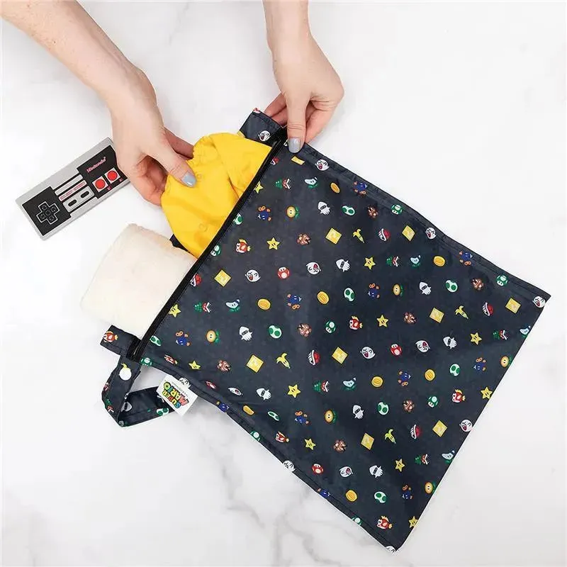 Bumkins - Disney Waterproof Wet Bag, Nintendo Super Mario - Image 2